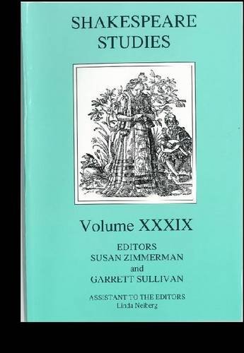 Beispielbild fr Shakespeare Studies (Shaespeare Studies) Volume XXXIX zum Verkauf von Atticus Books