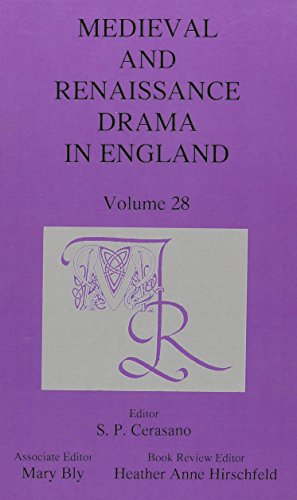 Imagen de archivo de Medieval and Renaissance Drama in England Volume 28 a la venta por PBShop.store US