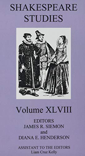 Beispielbild fr Shakespeare Studies, Volume XLVIII zum Verkauf von Blackwell's