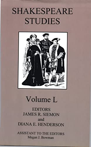 Stock image for Shakespeare Studies, Volume L for sale by PBShop.store US