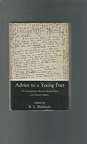 Stock image for Advice to a young poet;: The correspondence between Llewelyn Powys and Kenneth Hopkins for sale by Irish Booksellers