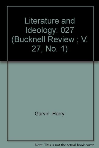 9780838750490: Literature and Ideology (Bucknell Review)