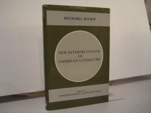 Beispielbild fr New Interpretations of American Literature (Bucknell Review) zum Verkauf von POQUETTE'S BOOKS