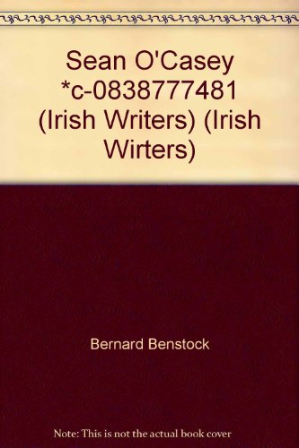 Beispielbild fr Sean O'Casey *c-0838777481 (Irish Writers) (Irish Wirters) zum Verkauf von WorldofBooks