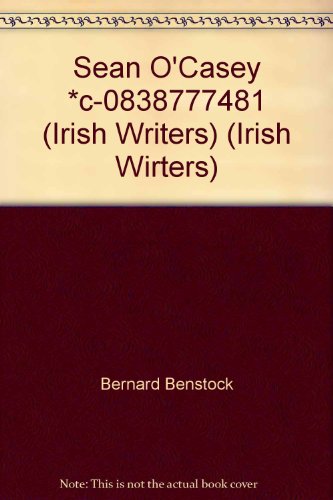 Stock image for Sean O'Casey *c-0838777481 (Irish Writers) (Irish Wirters) for sale by WorldofBooks