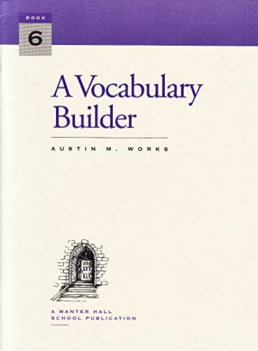 Stock image for Vocabulary Builder Book 6 for sale by dsmbooks