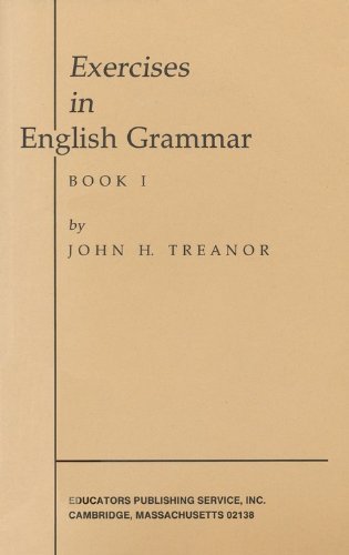 Beispielbild fr Exercise in English Grammar, Book 1 zum Verkauf von SecondSale