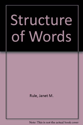Stock image for Structure of Words for sale by Ergodebooks