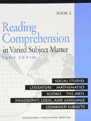 Beispielbild fr Reading Comprehension in Varied Subject Matter: Social Studies, Literature, Mathematics, Scienc, The Arts, Philosopy, Logic, and Language Combined Subjects: Book 2 zum Verkauf von Wonder Book