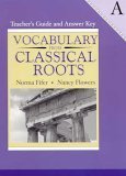 Stock image for Vocabulary From Classical Roots Book A Teacher's Guide and Answer Key for sale by Wonder Book