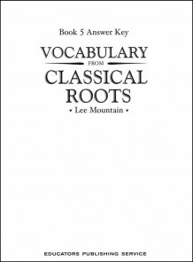Stock image for Vocabulary from Classical Roots (5) for sale by Once Upon A Time Books