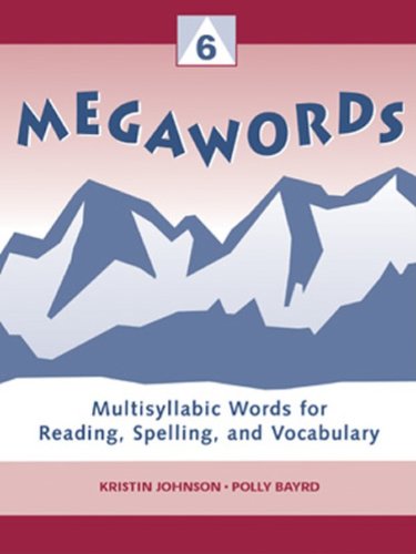 Stock image for Megawords 6, Multisyllabic Words For Reading, Spelling, And Vocabulary: Student Workbook ISBN 10: 0838818366 ISBN 13: 9780838818367 (2002 COPYRIGHT) for sale by ~Bookworksonline~