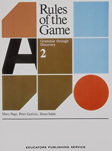 Imagen de archivo de Rules of the Game 2 a la venta por SecondSale