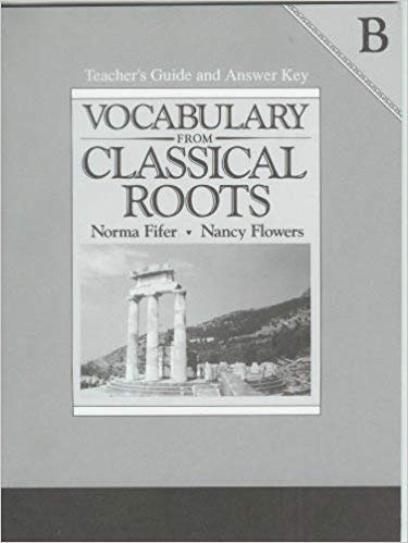 Stock image for Vocabulary From Classical Roots (B) for sale by Jenson Books Inc