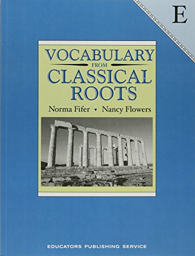 Stock image for Vocabulary from Classical Roots: Book E for sale by Books Unplugged