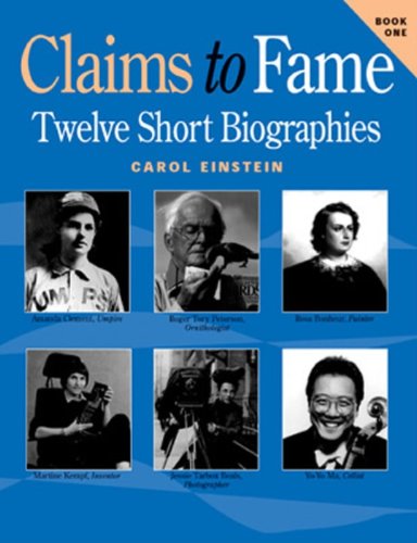 Imagen de archivo de Claims to Fame: Book 1 a la venta por Better World Books