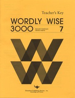 Wordly Wise 3000 Book 7 - Answer Key (9780838824474) by Kenneth Hodkinson; Sandra Adams