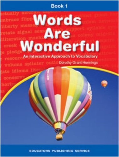 Stock image for Words Are Wonderful - Student Book 1 for sale by Orion Tech