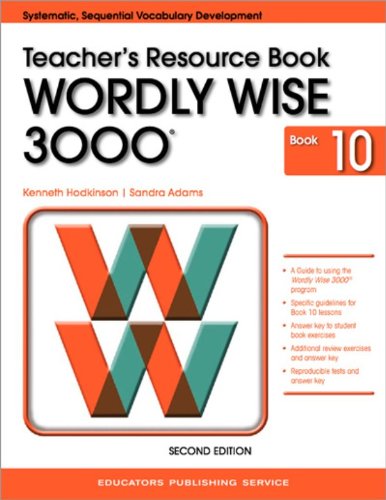 9780838828410: Wordly Wise 3000 Book 10 Teacher Resource Book 2nd Edition (Wordly Wise 3000 2nd Edition)