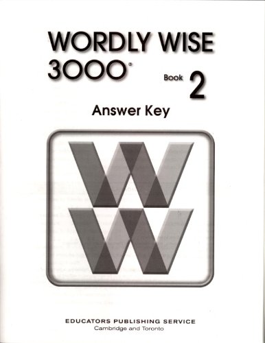 Stock image for WORDLY WISE 3000 BOOK 2 ANSWER KEY for sale by Hawking Books