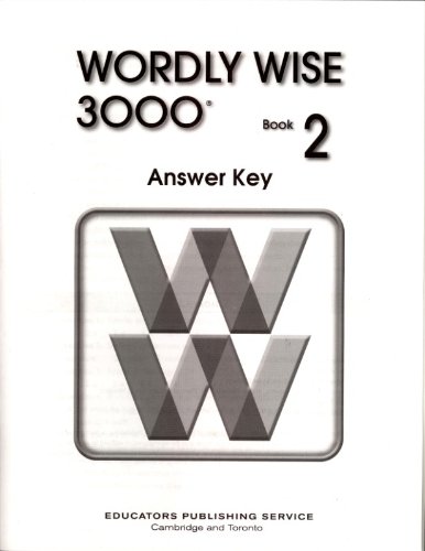 9780838828465: WORDLY WISE 3000 BOOK 2 ANSWER KEY