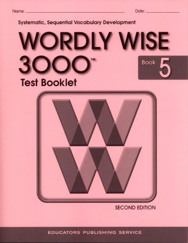 Stock image for Wordly Wise 3000 Grade 5 Single Test for sale by Wizard Books