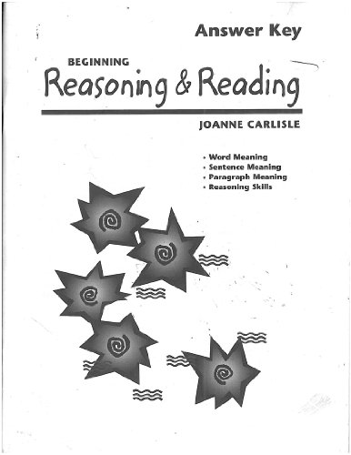 Stock image for Beginning Reasoning & Reading for sale by HPB-Diamond