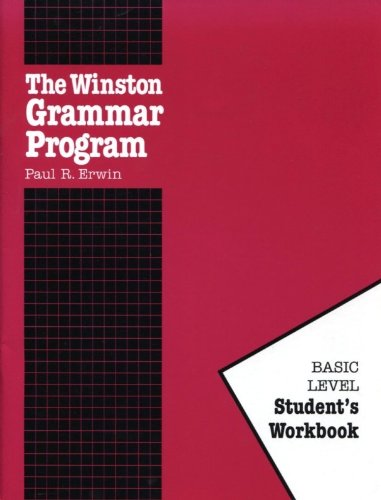 Stock image for The Winston Grammar Program: Basic Level Student's Workbook for sale by GF Books, Inc.