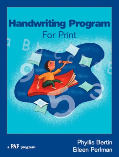 Imagen de archivo de Handwriting Program For Print a la venta por BooksRun