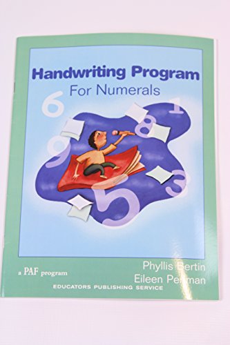 9780838851364: Handwriting Program for Numerals