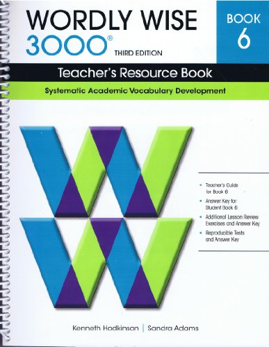 9780838876190: Wordly Wise 3000 Book 6: Systematic Academic Vocabulary Development