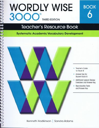 Stock image for Wordly Wise 3000 Book 6: Systematic Academic Vocabulary Development for sale by Greenway