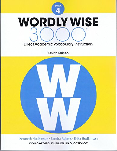 Stock image for Wordly Wise, Book 4: 3000 Direct Academic Vocabulary Instruction for sale by Book Deals