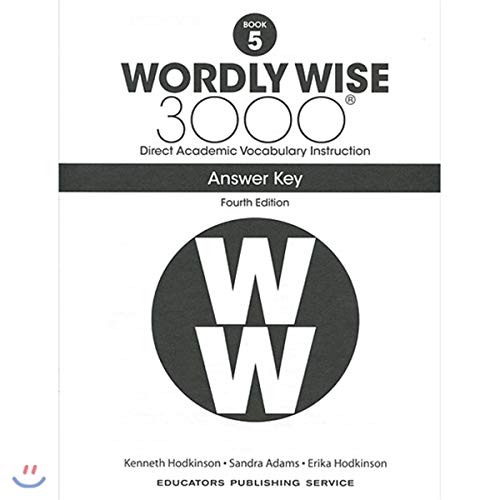 Stock image for Wordly Wise, Book 5: 3000 Direct Academic Vocabulary Instruction for sale by SecondSale
