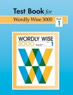 Stock image for Wordly Wise 3000: Test 1, Grade 4 for sale by HPB-Red