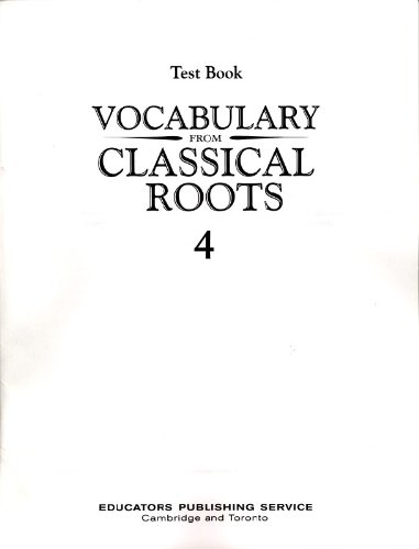 9780838882658: Vocabulary from Classical Roots Test (4)