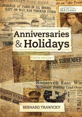 9780838906958: Anniversaries and Holidays