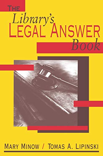 Beispielbild fr The Library's Legal Answer Book zum Verkauf von BooksRun