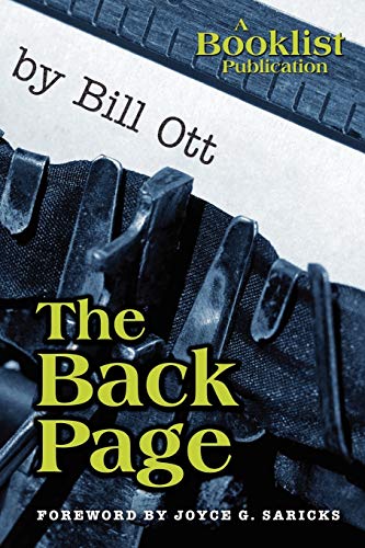 9780838909973: The Back Page