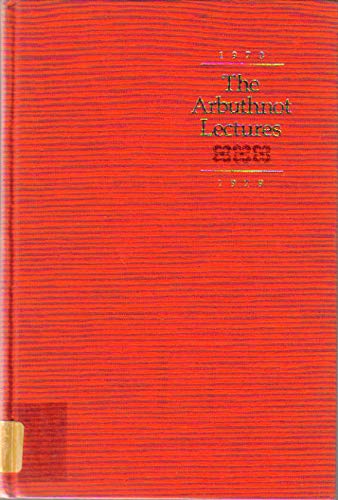 Beispielbild fr The Arbuthnot Lectures 1970 to 1979 zum Verkauf von Better World Books