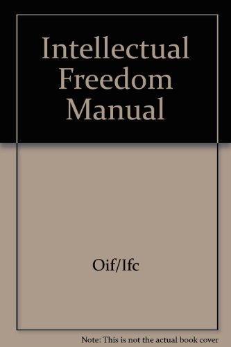 Beispielbild fr Intellectual Freedom Manual zum Verkauf von Better World Books