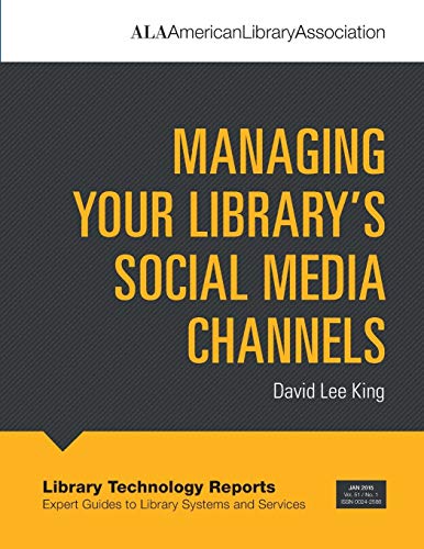 Beispielbild fr Managing Your Library's Social Media Channels zum Verkauf von Better World Books