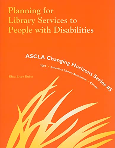 9780838981689: Planning for Library Services to People with DI: 05 (Ascla Changing Horizons Series)
