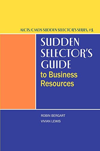 Beispielbild fr Sudden Selector's Guide to Business Resources zum Verkauf von Better World Books