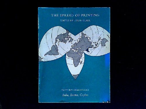 Stock image for India, Pakistan, Ceylon, Burma and Thailand (The Spread of printing: Eastern hemisphere) for sale by Books From California