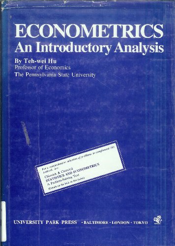 9780839107064: Econometrics: An introductory analysis