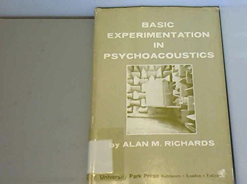 9780839108849: Basic Experimentation in Psychoacoustics