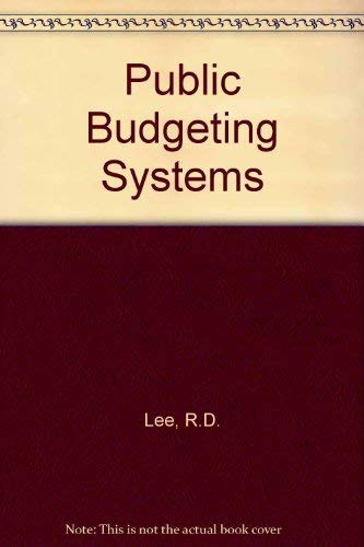 9780839109884: Public Budgeting Systems