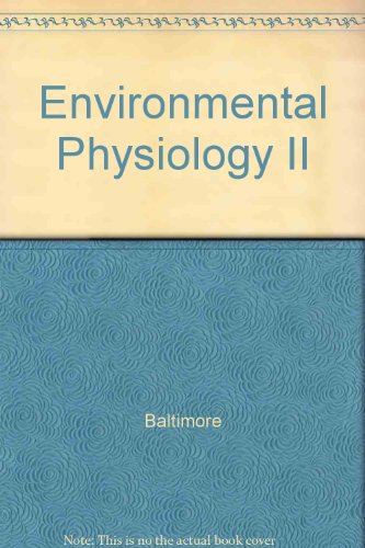 Beispielbild fr Environmental Physiology zum Verkauf von Better World Books