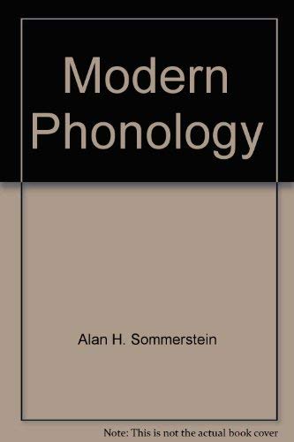 9780839111726: Modern Phonology